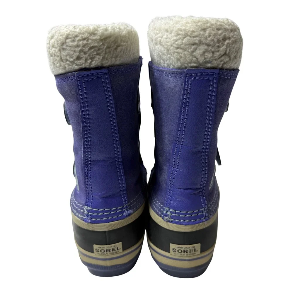 Sorel 1964‎ Pac Strap Winter Snow Boots Purple Girls 13